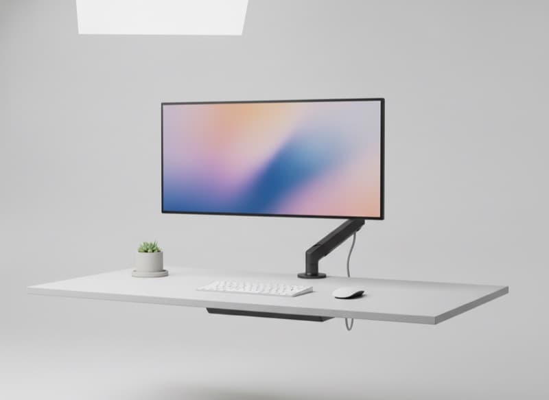 Monitor arms