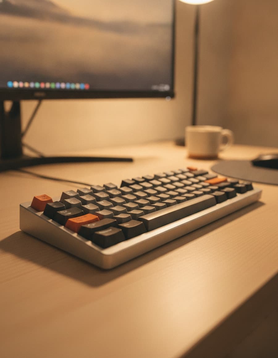NovaKeys 65% hot-swap keyboard — pre-owned