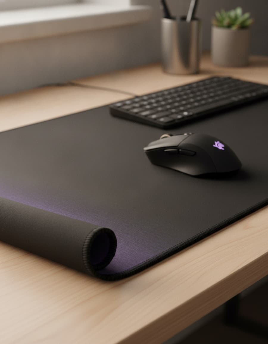 Control cloth mousepad — stitched edges