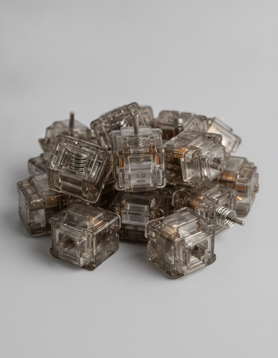 Linear switches 62 g — 70 pack, factory lubed