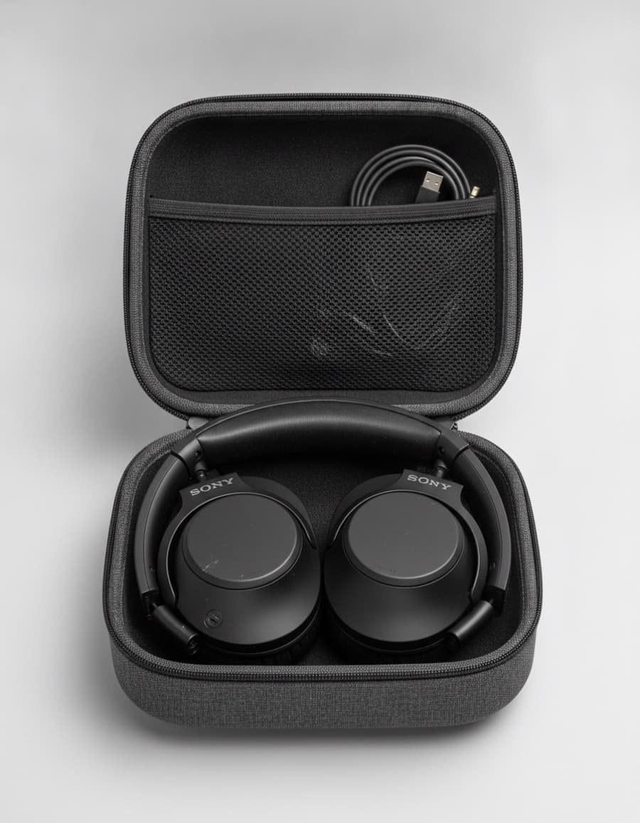 Auralis wireless noise-cancelling headphones — pre-owned
