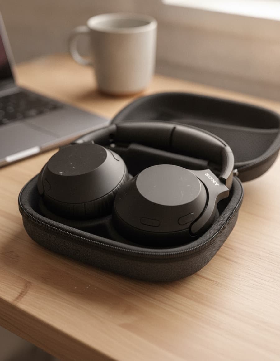 Auralis wireless noise-cancelling headphones — pre-owned