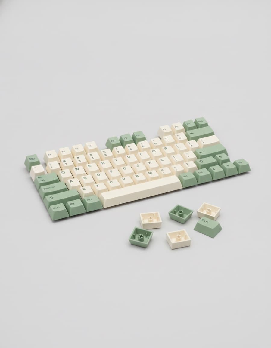110-key PBT keycap set — sculpted profile