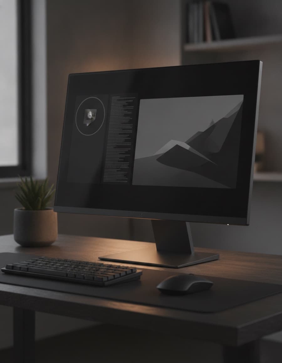 Stream overlay pack — monochrome theme