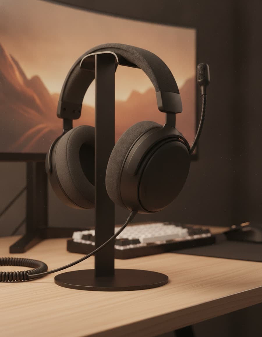 Wireless gaming headset — 50 h battery