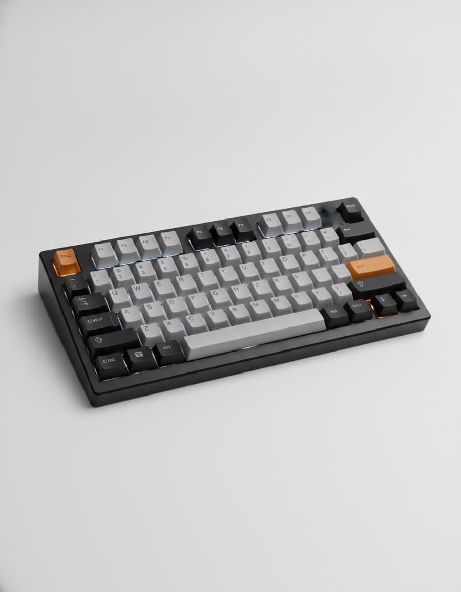 Workshop 75% hot-swap keyboard — hand-tuned