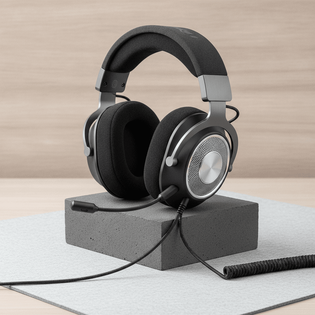 Casque Audio Gaming Filaire avec Micro Amovible